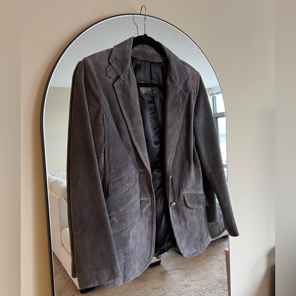Vintage Suede Blazer
